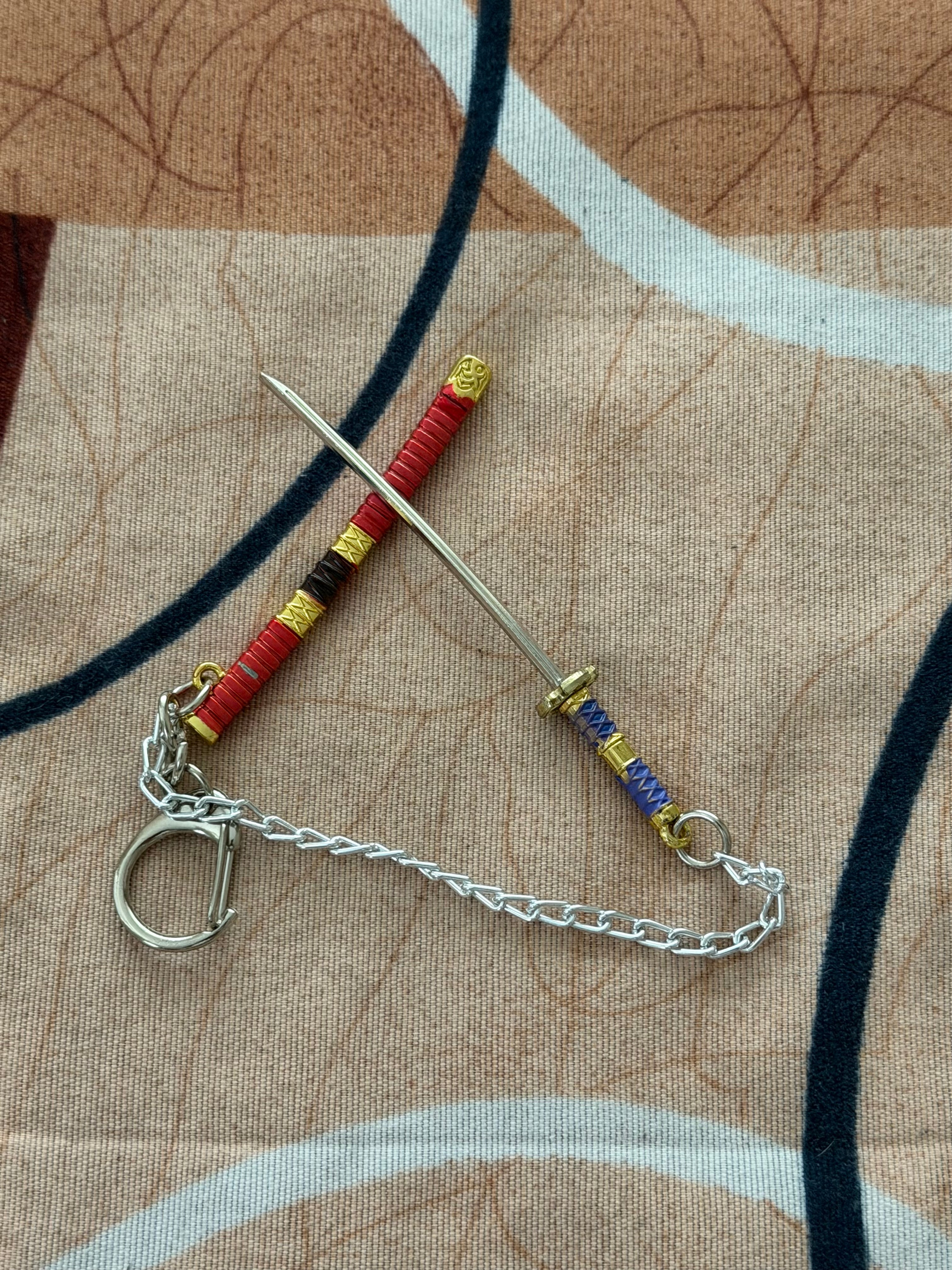 Mini Samurai Sword Keychain