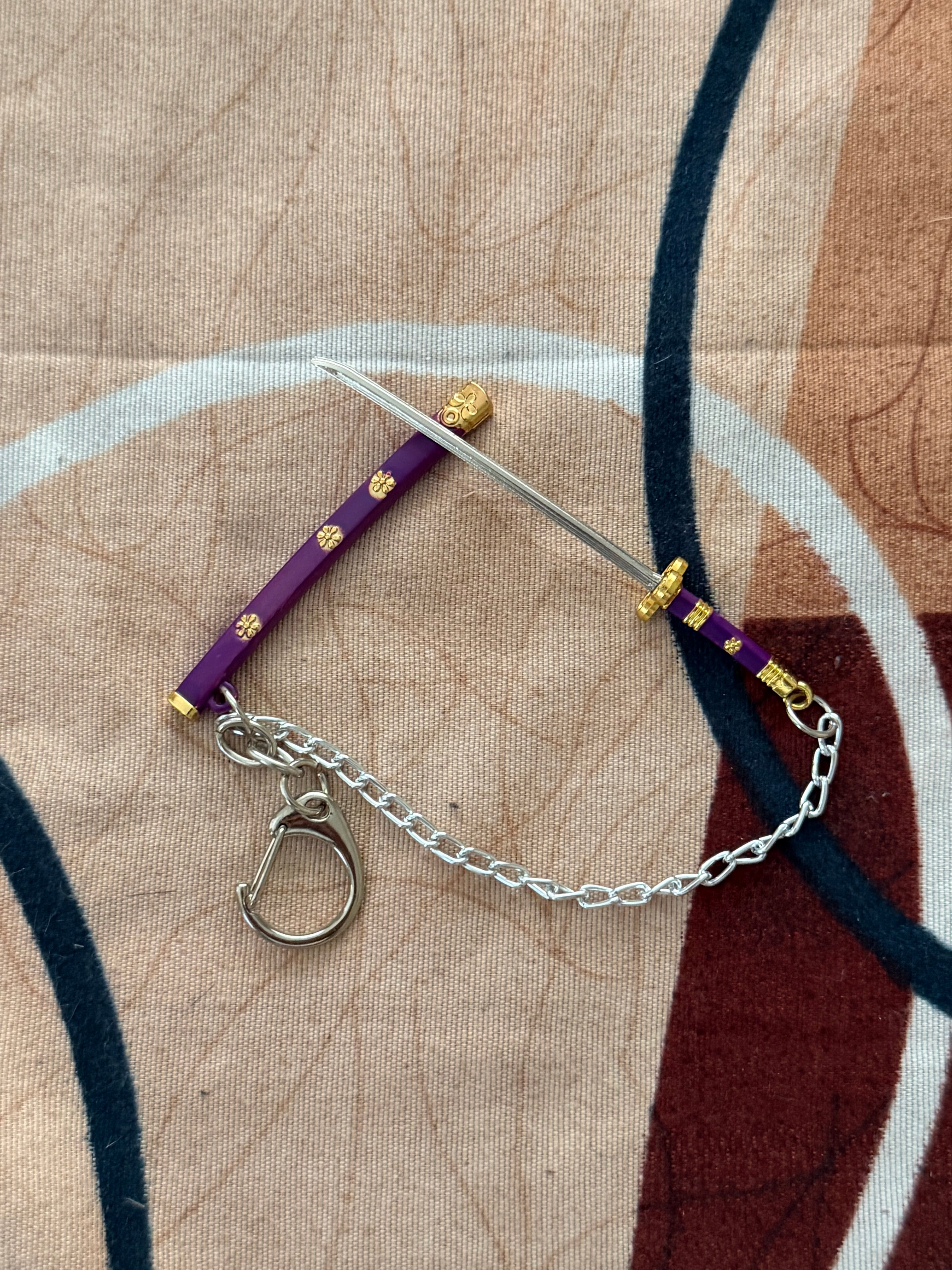 Mini Samurai Sword Keychain