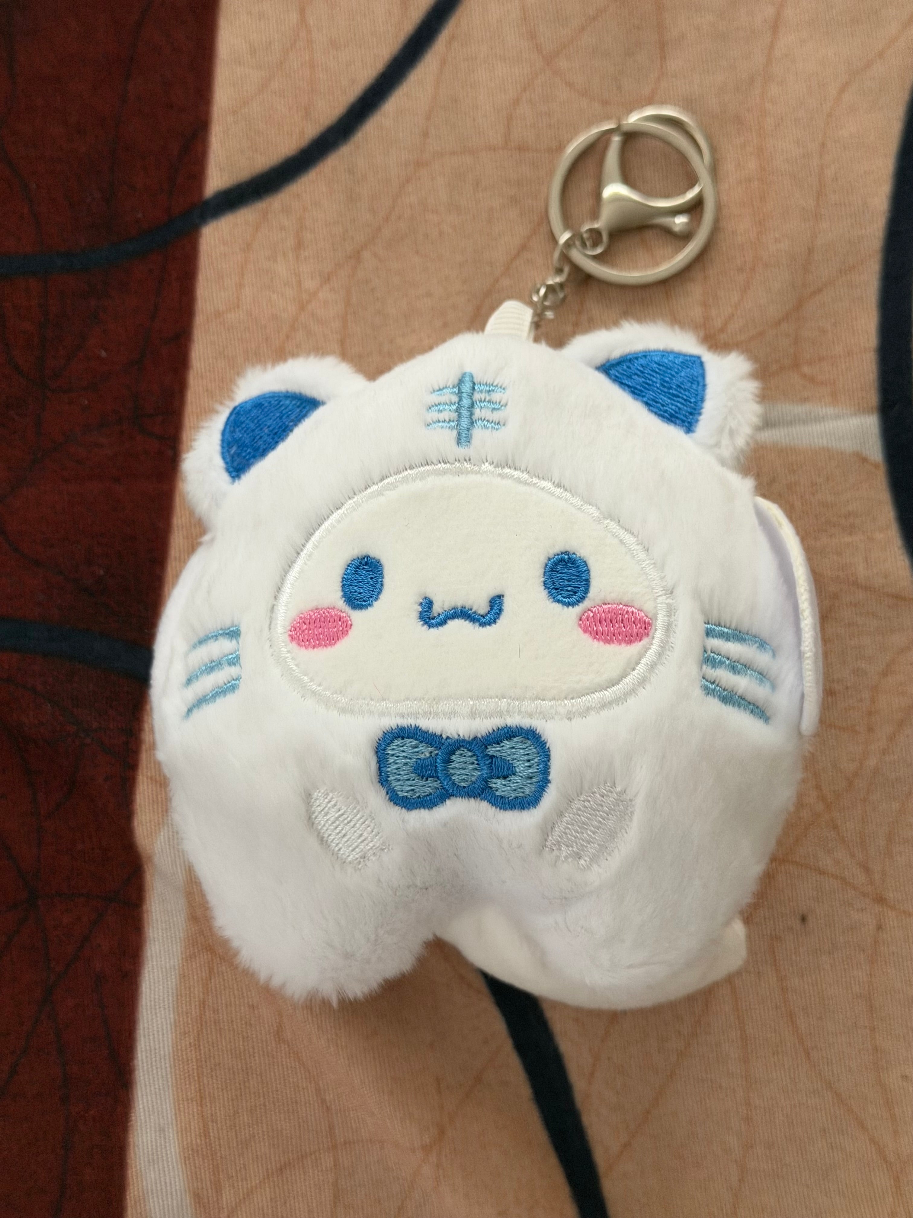 Plush Cat Keychain