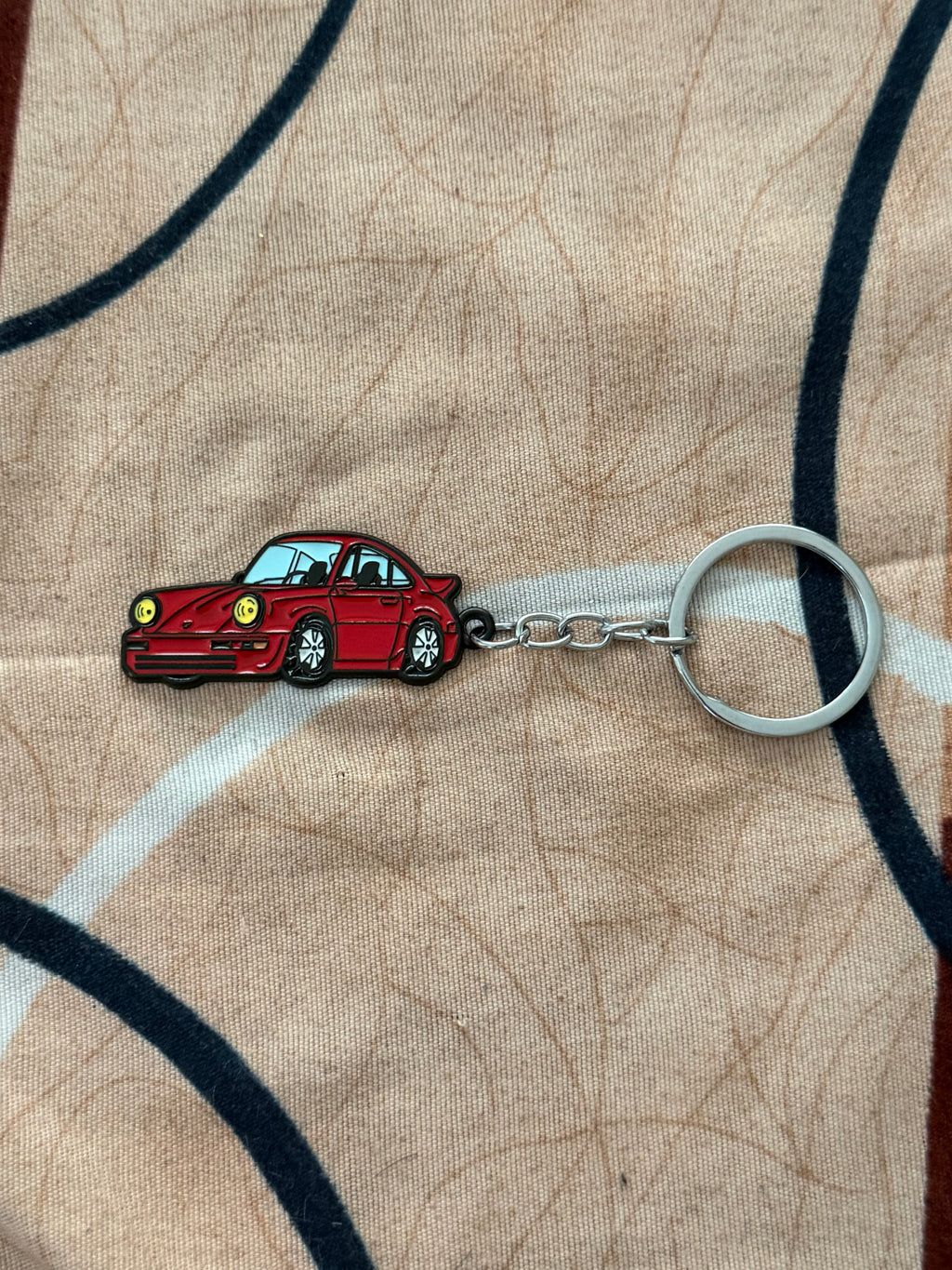 Classic Sports Car Keychain