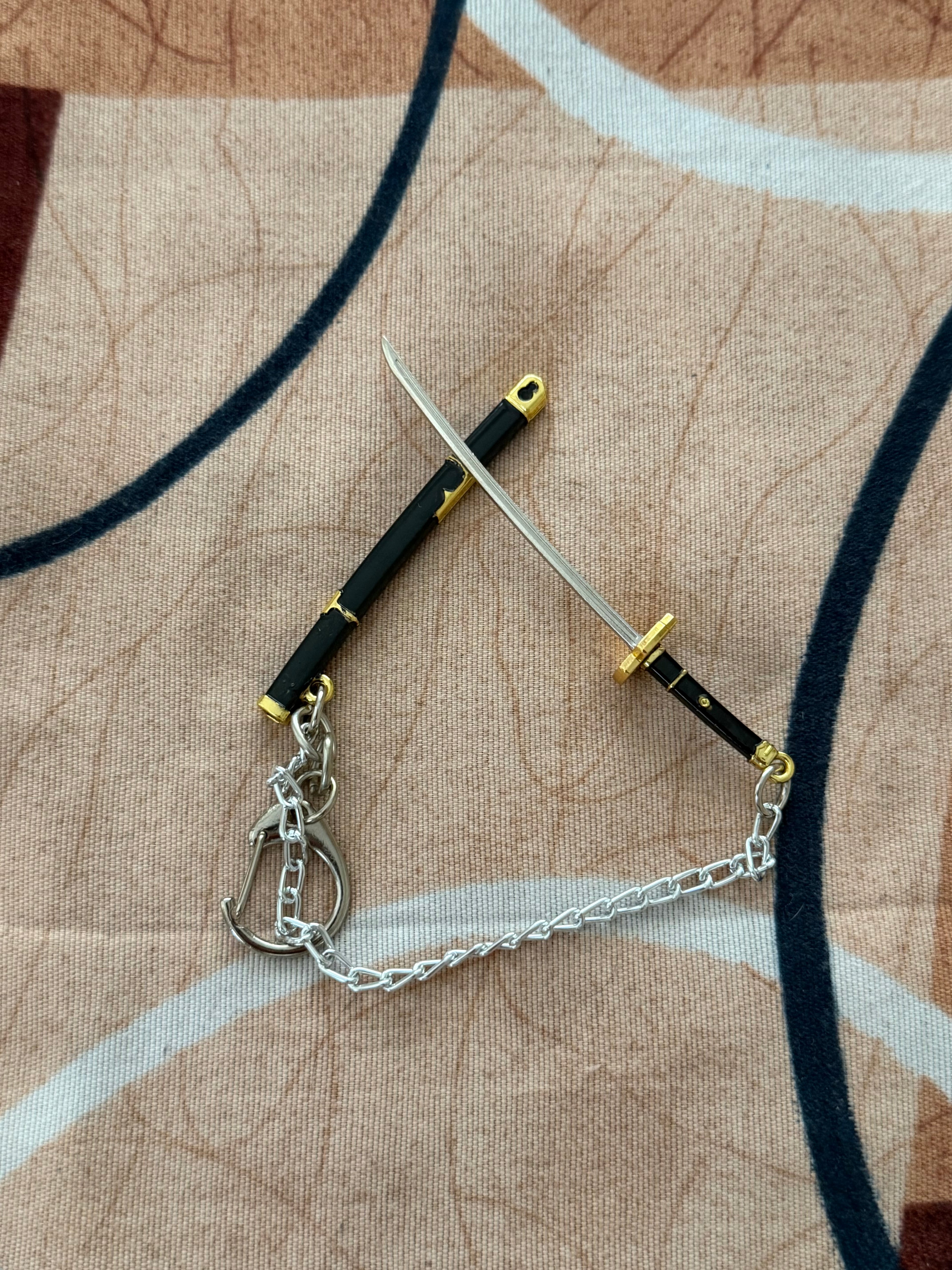 Mini Samurai Sword Keychain